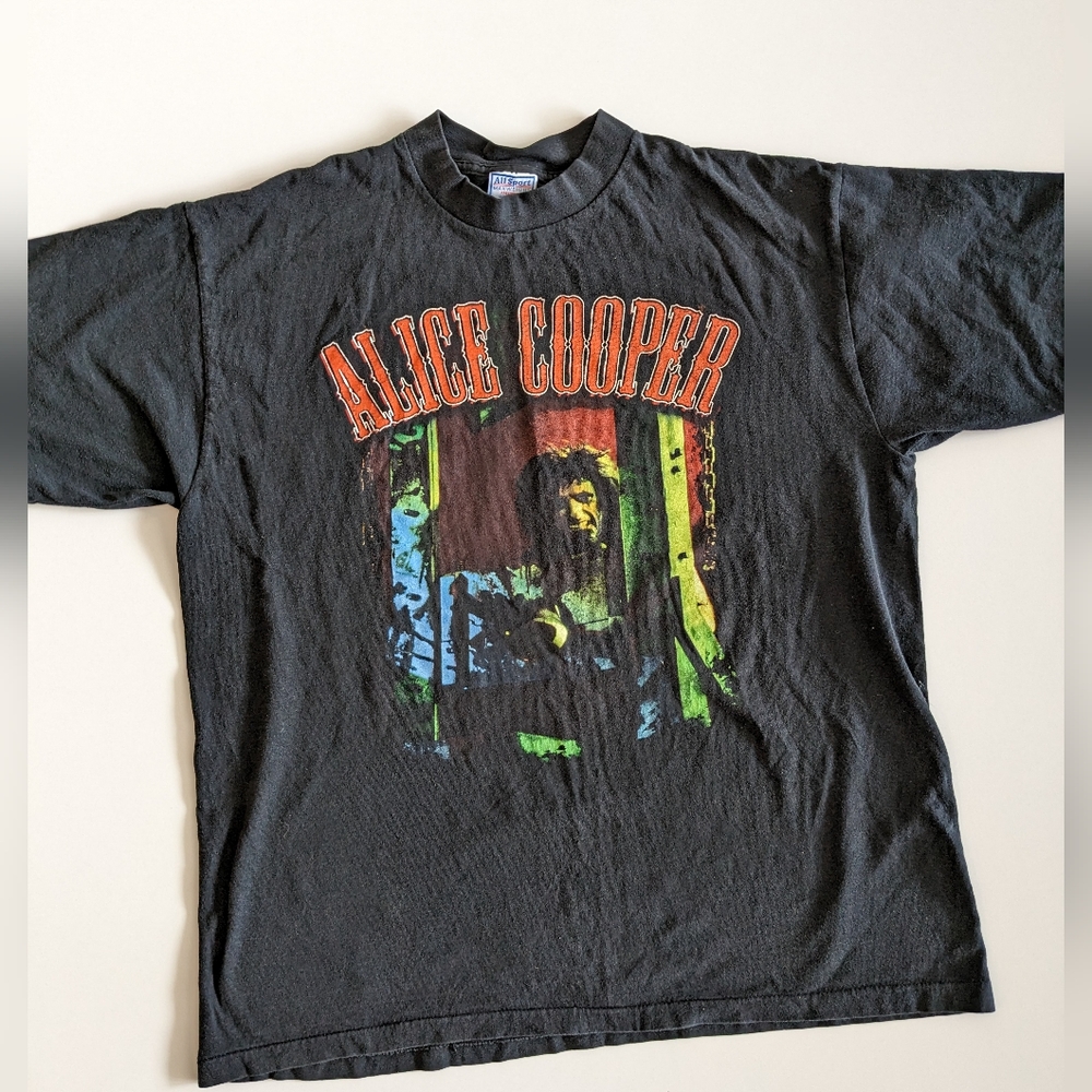 Vintage 1998 ALICE COOPER Rock N Roll Carnival Concert Shirt - XL